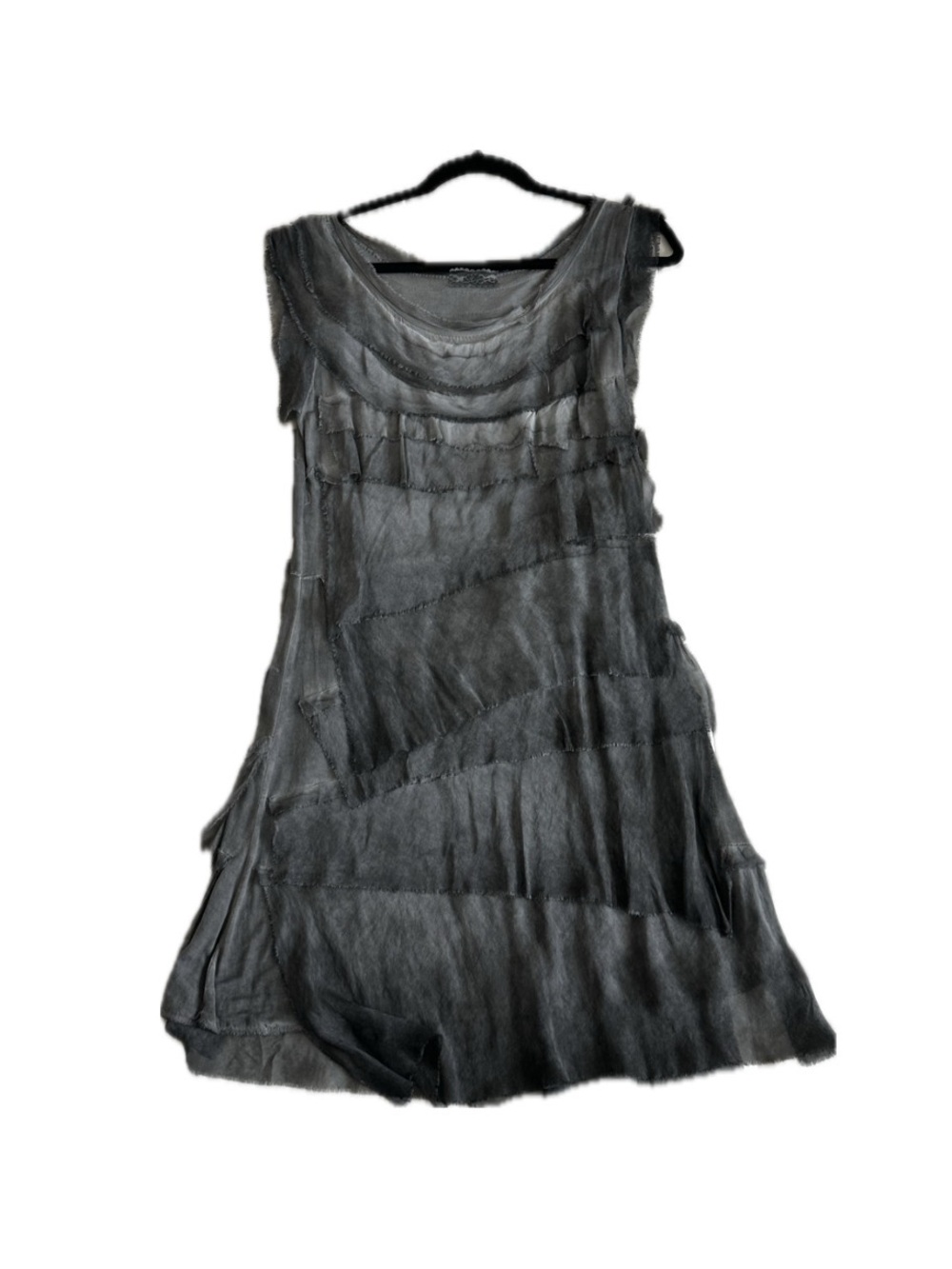 VINTAGE 2000s Sexy Dyed Italian Silk Mini Dress Sheath Dress-M ~European Summer